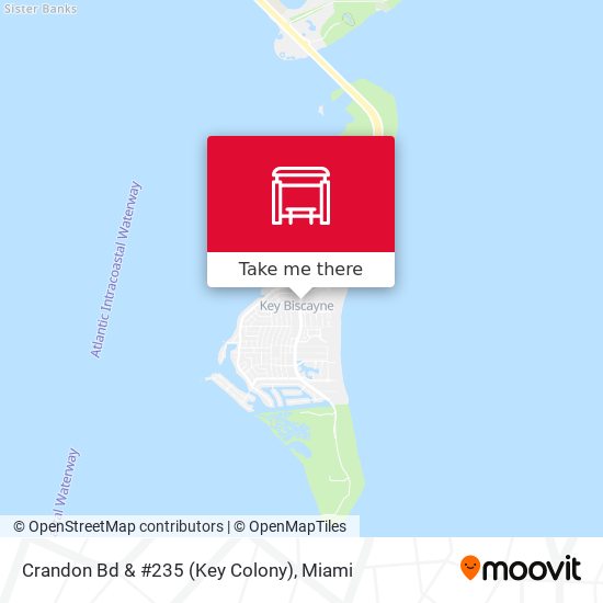 Crandon Bd & #235 (Key Colony) map