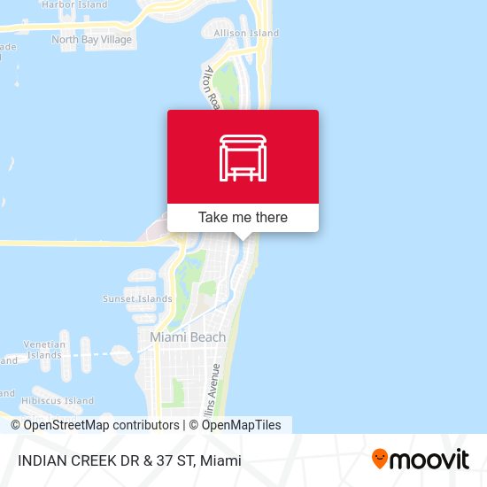 Mapa de Indian Creek Dr & 37 St