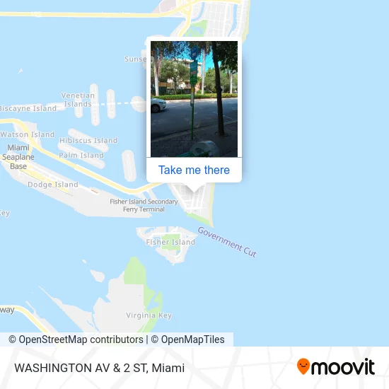 Mapa de WASHINGTON AV & 2 ST