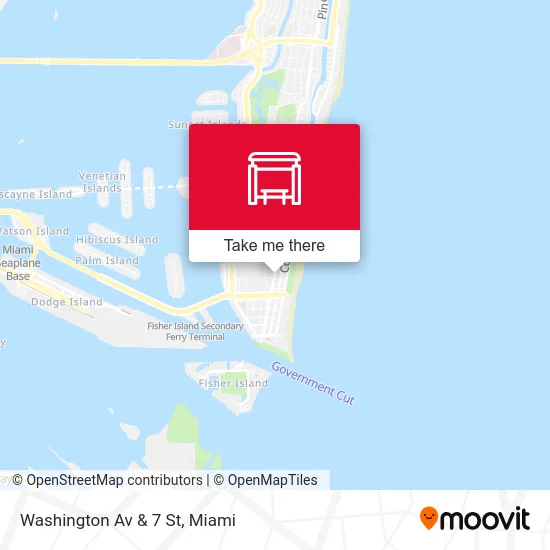 Washington Av & 7 St map