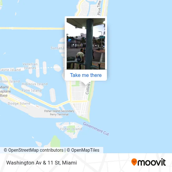 Washington Av & 11 St map