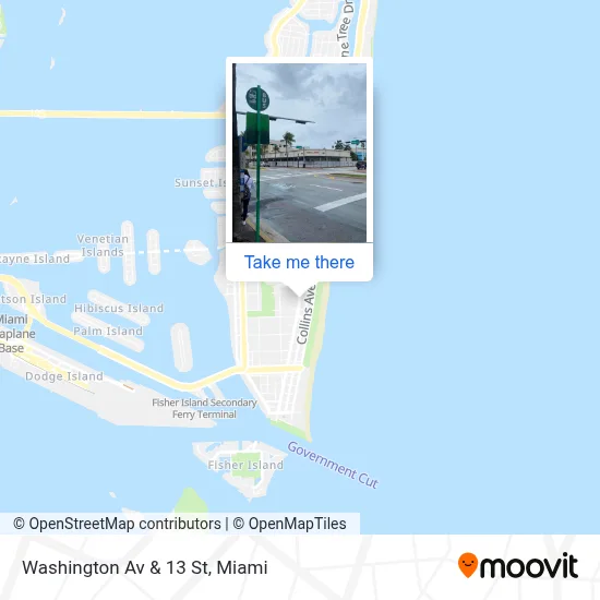 Washington Av & 13 St map
