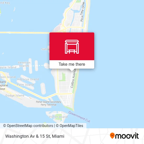 Washington Av & 15 St map