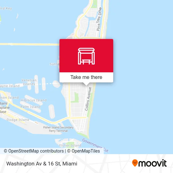 Washington Av & 16 St map