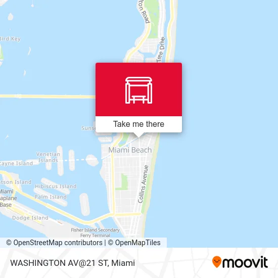 WASHINGTON AV@21 ST map