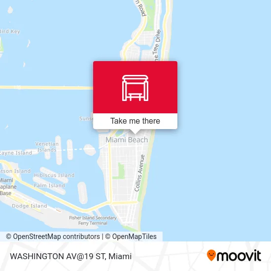 WASHINGTON AV@19 ST map