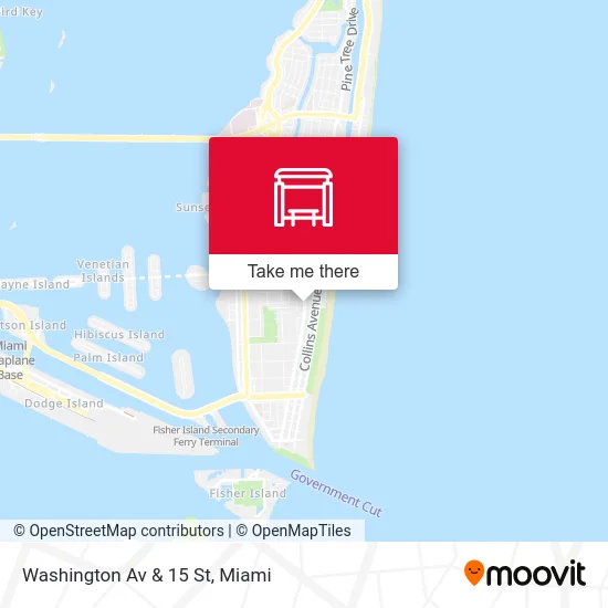 Washington Av & 15 St map