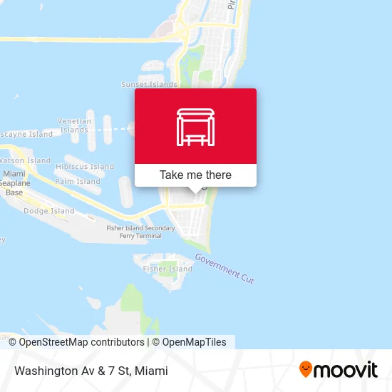 Washington Av & 7 St map