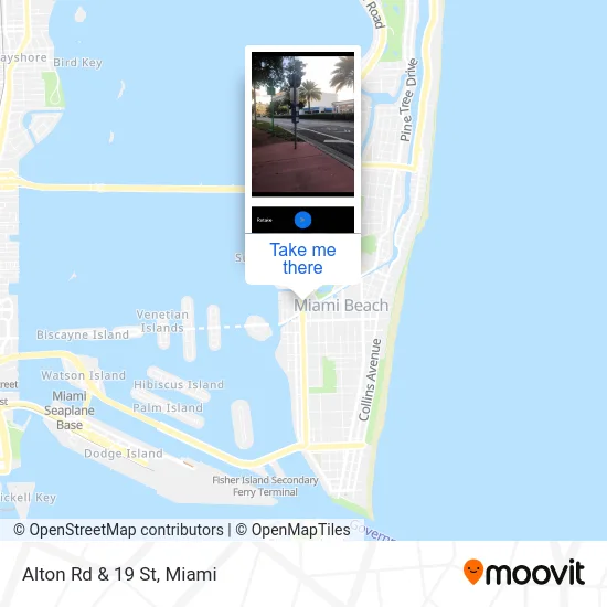 Alton Rd & 19 St map