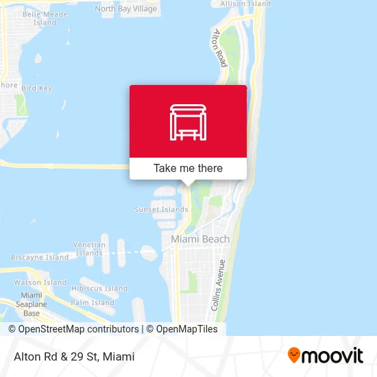 Alton Rd & 29 St map