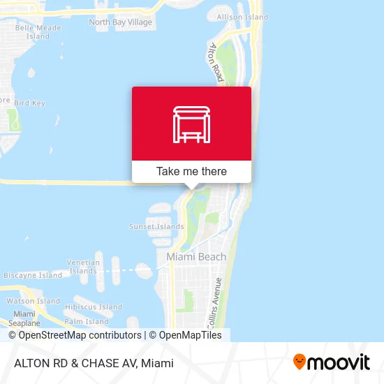 ALTON RD & CHASE AV map