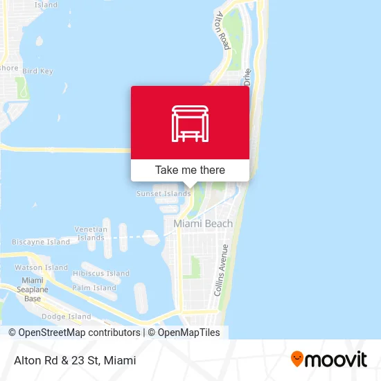 Alton Rd & 23 St map