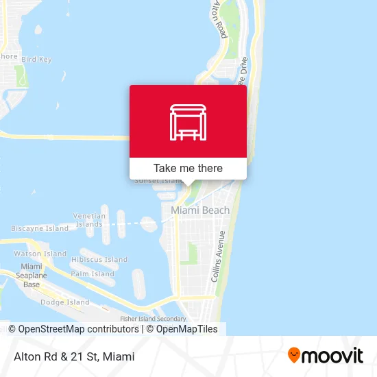 Alton Rd & 21 St map