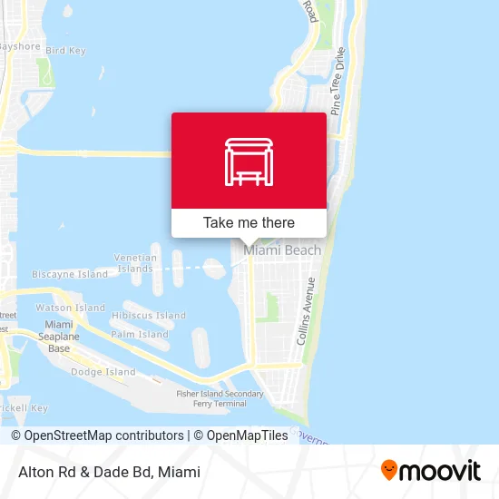 Alton Rd & Dade Bd map