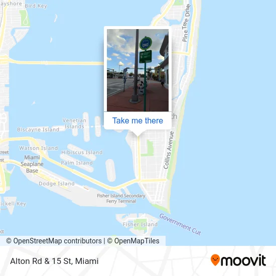 Alton Rd & 15 St map