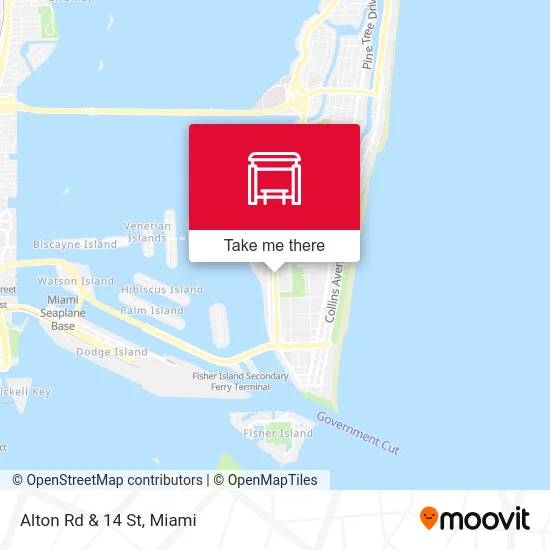 Alton Rd & 14 St map