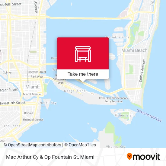 Mac Arthur Cy & Op Fountain St map