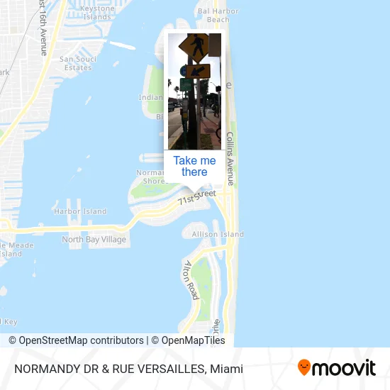 Mapa de NORMANDY DR & RUE VERSAILLES