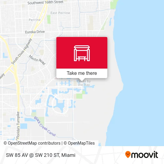 SW 85 AV @ SW 210 ST map