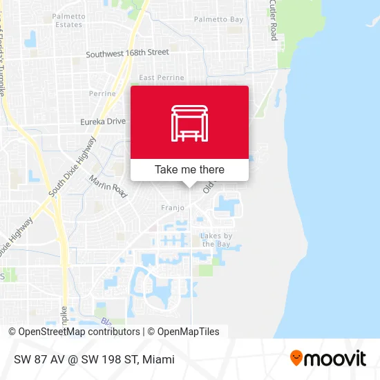 SW 87 AV @ SW 198 ST map