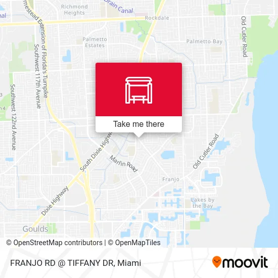 FRANJO RD @ TIFFANY DR map