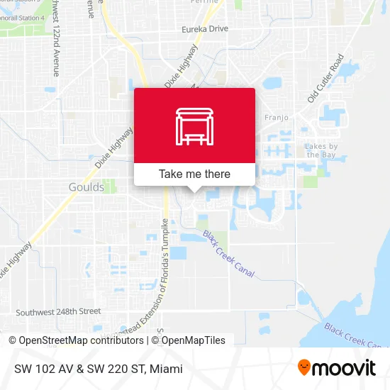Mapa de SW 102 AV & SW 220 ST