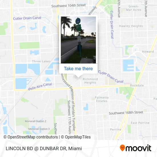 Mapa de LINCOLN BD @ DUNBAR DR