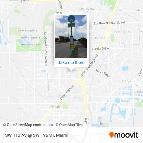 SW 112 AV @ SW 196 ST map