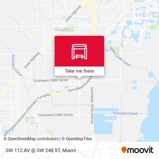 Mapa de SW 112 AV @ SW 248 ST