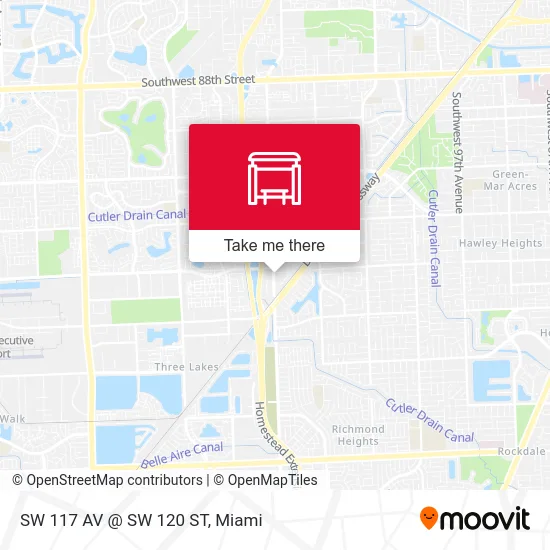 Mapa de SW 117 AV @ SW 120 ST
