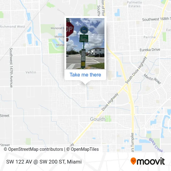 Mapa de SW 122 AV @ SW 200 ST