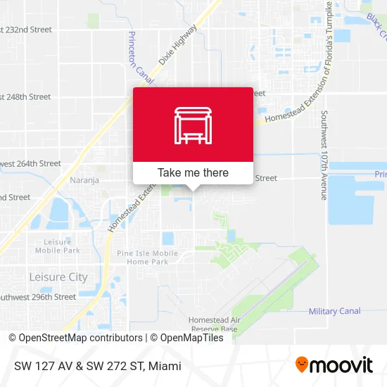 SW 127 AV & SW 272 ST map