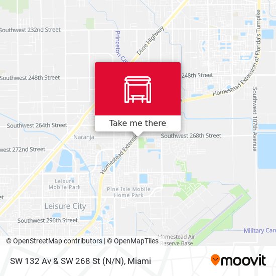 Mapa de SW 132 Av & SW 268 St (N/N)