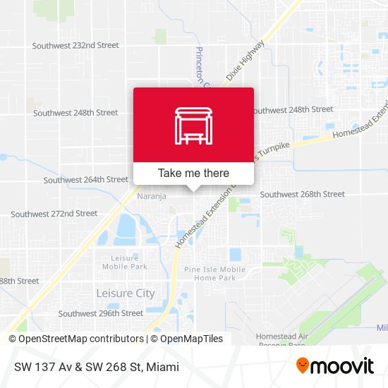 SW 137 Av & SW 268 St map