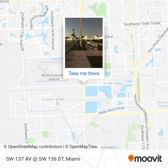 Mapa de SW 137 AV @ SW 136 ST