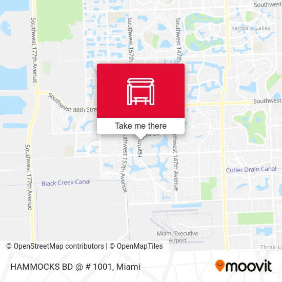HAMMOCKS BD @ # 1001 map