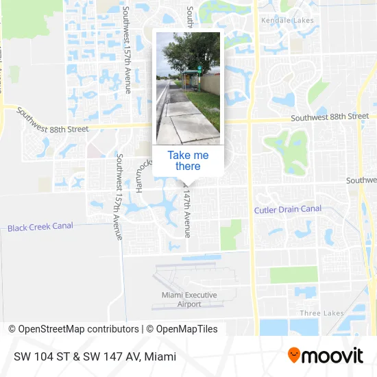Mapa de SW 104 ST & SW 147 AV