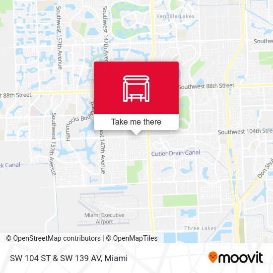 Mapa de SW 104 ST & SW 139 AV