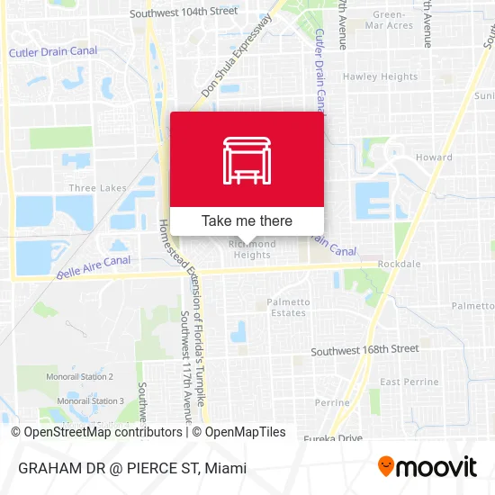 GRAHAM DR @ PIERCE ST map