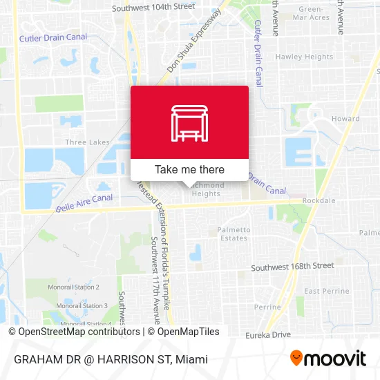 Mapa de GRAHAM DR @ HARRISON ST
