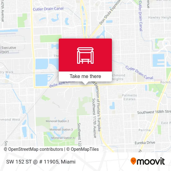 SW 152 ST @ # 11905 map