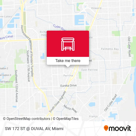 SW 172 ST @ DUVAL AV map