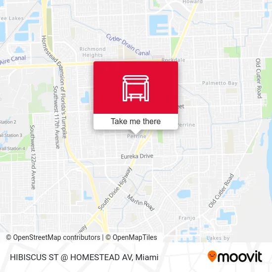 HIBISCUS ST @ HOMESTEAD AV map