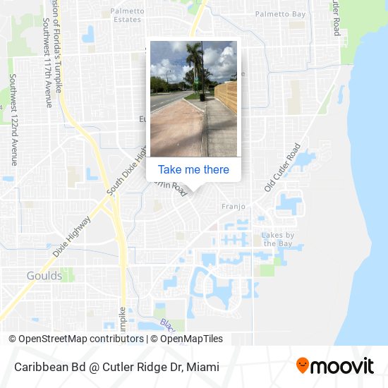 Caribbean Bd @ Cutler Ridge Dr map