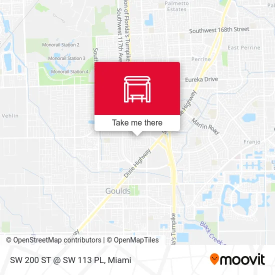 SW 200 ST @ SW 113 PL map