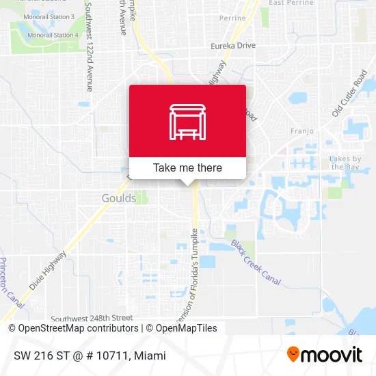 Mapa de SW 216 ST @ # 10711