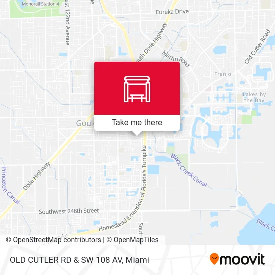 Mapa de OLD CUTLER RD & SW 108 AV