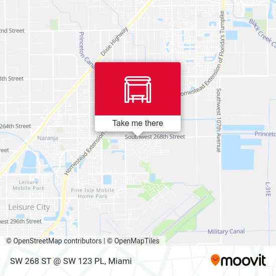 SW 268 ST @ SW 123 PL map