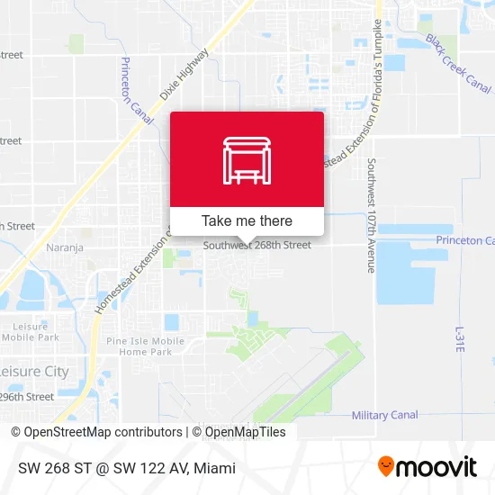 SW 268 ST @ SW 122 AV map