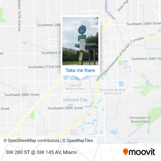 SW 280 ST @ SW 145 AV map